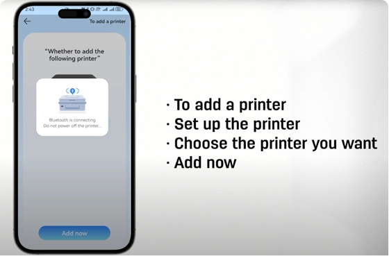 05 【Deli Print APP】 Bluetooth sieciowe