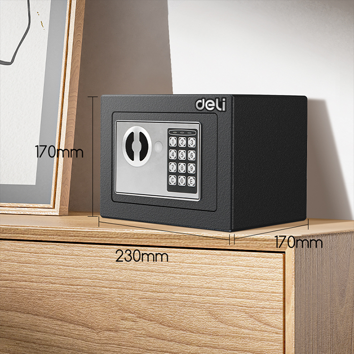 et510 mini digital safe size