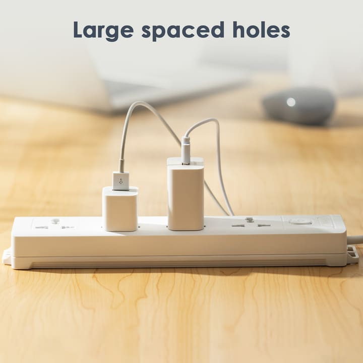 et404 4 holes 5m universal conventional power strip supplier