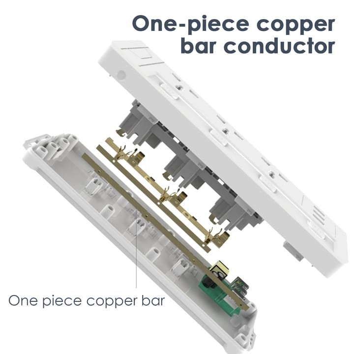 et410 3 holes 2m universal conventional power strip supplier