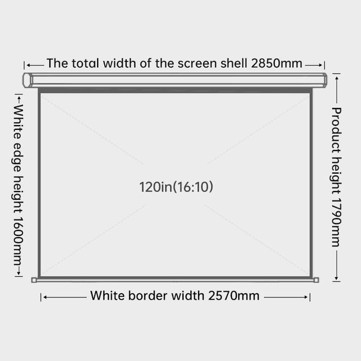 e50443 eu 120 inch electric suspension projector screen manufacturer
