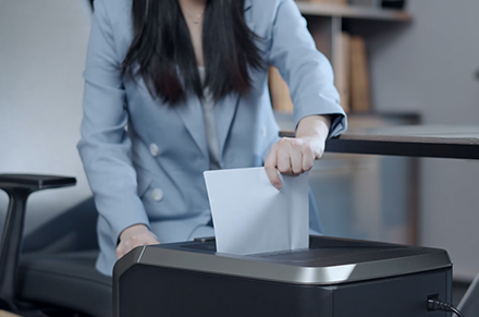 Niszczarka do papieru delikatesy