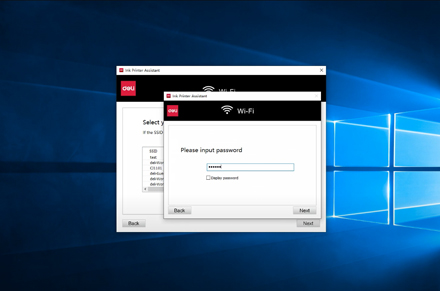 Drukarka atramentowa D311NW Ustawienia sieci komputerowej