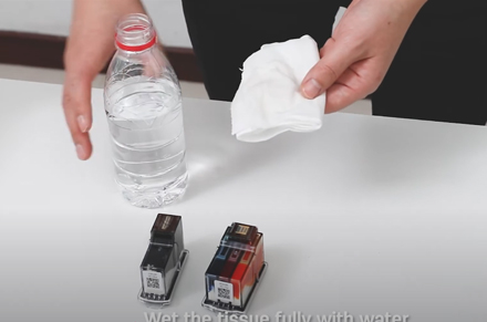 Ręczne czyszczenie głowicy drukującej Delikatesy Drukarka atramentowa D311NW