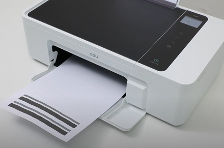 Czyszczenie głowicy drukującej za pomocą drukarki atramentowej D311NW