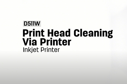 Czyszczenie głowicy drukarki za pomocą drukarki