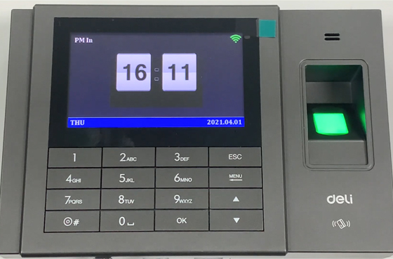 Harmonogram ustawiania na maszynie | Maszyna do frekwencji Deli