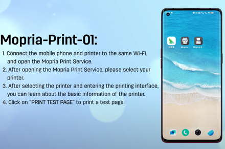 Drukarka Deli M3100 Model WiFi-Mobile-Mopria