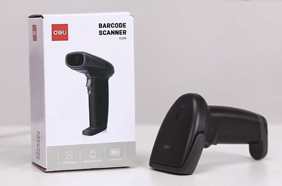 01 Deli ES216W skaner z czerwonym światłem