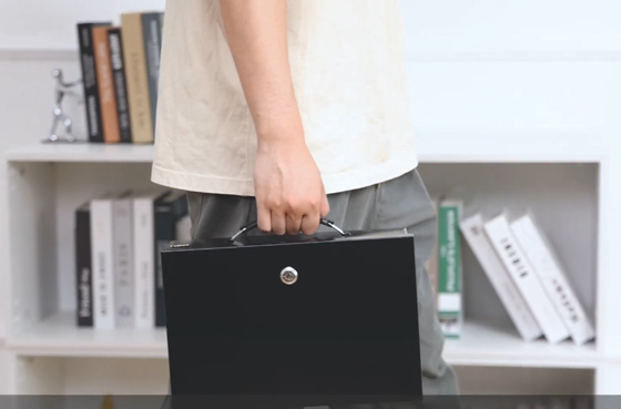 01 Deli ET611 Ognioodporne pudełko na dokumenty