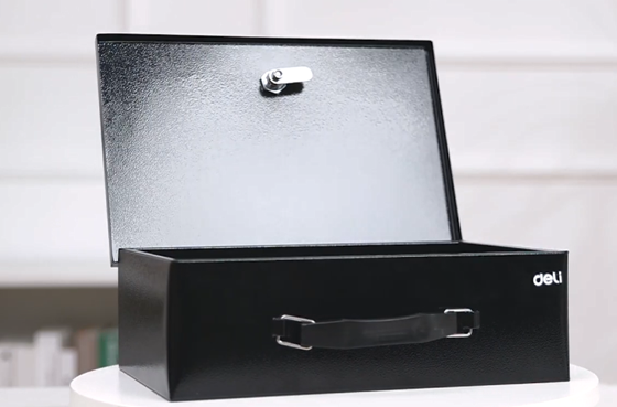 02 Deli ET611 Ognioodporne pudełko dokumentów