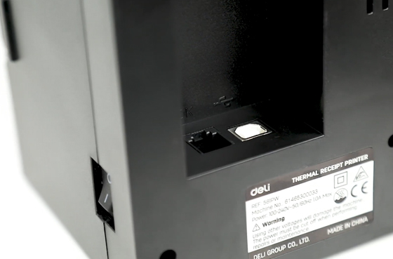 01 Drukarka etykiet Deli E581PW