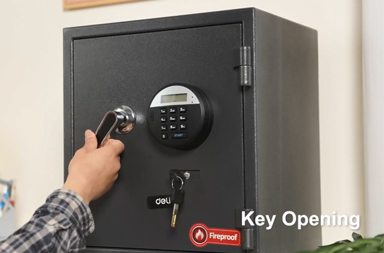 Elektroniczne pudełko ognioodporne 01 Deli serii ET580