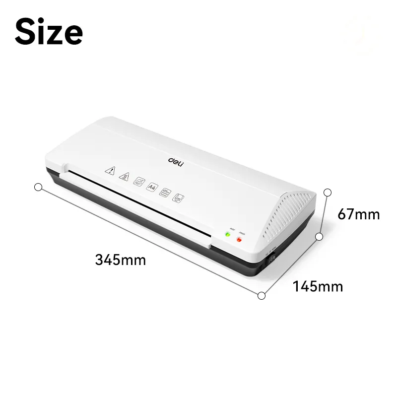 ET102 70–125 mikronów A4 Laminator do plastiku
