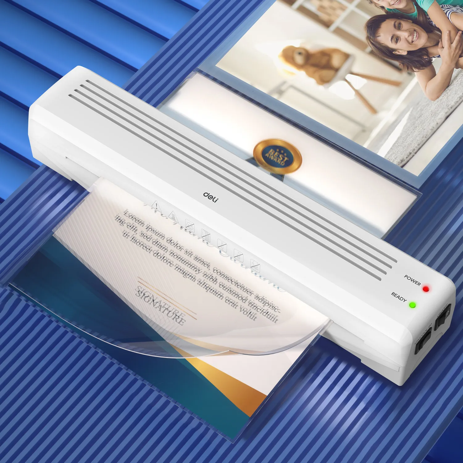 E14379 80–125 mikronów A3 Laminator do tworzyw sztucznych